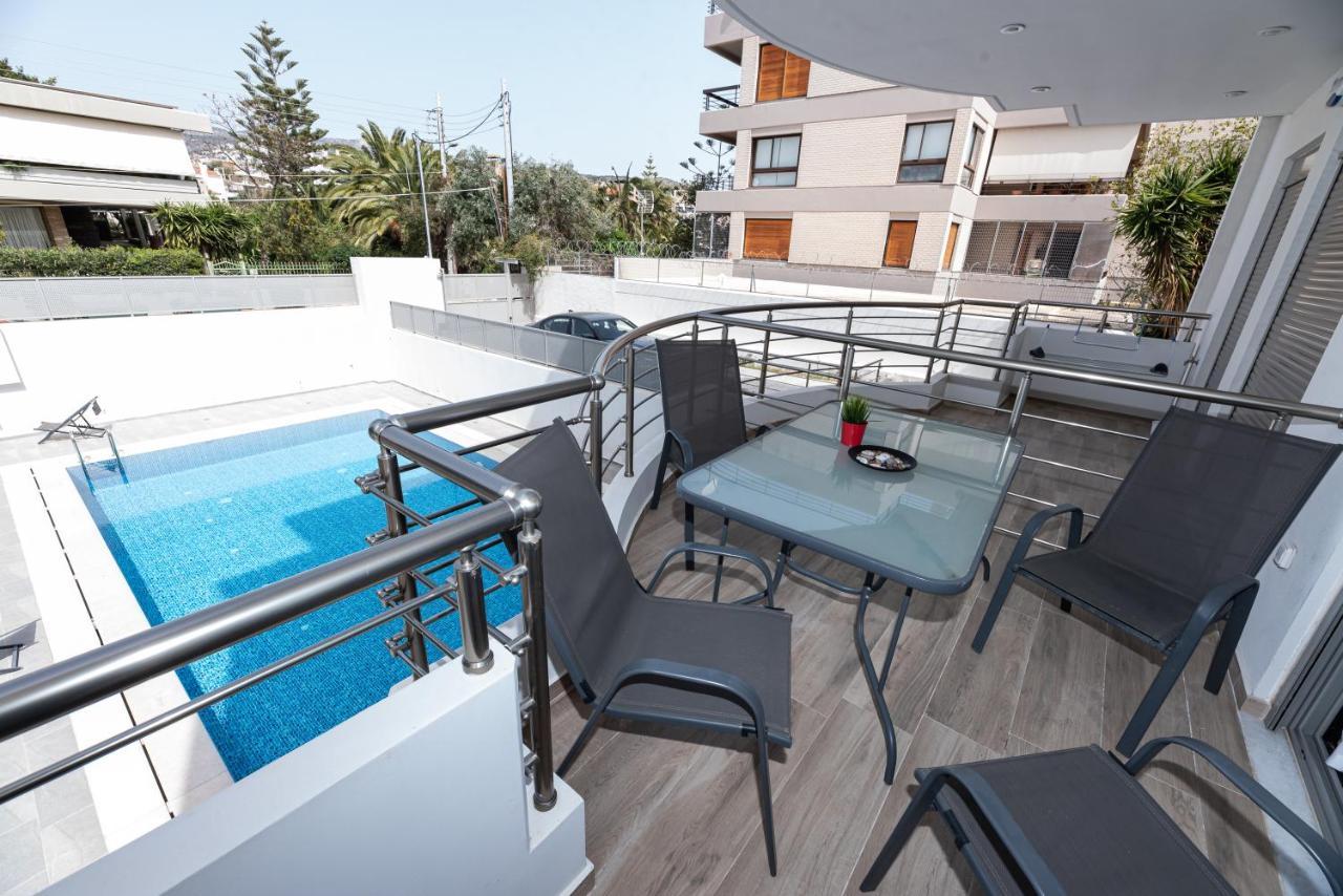 Design Apartment With Swimming Pool Near The Beach Афіни Екстер'єр фото